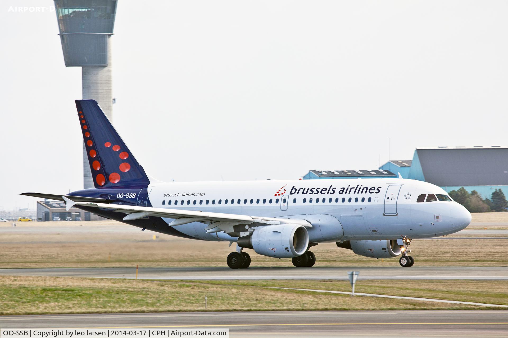 OO-SSB, 2005 Airbus A319-111 C/N 2400, Copenhagen 17.3.2014