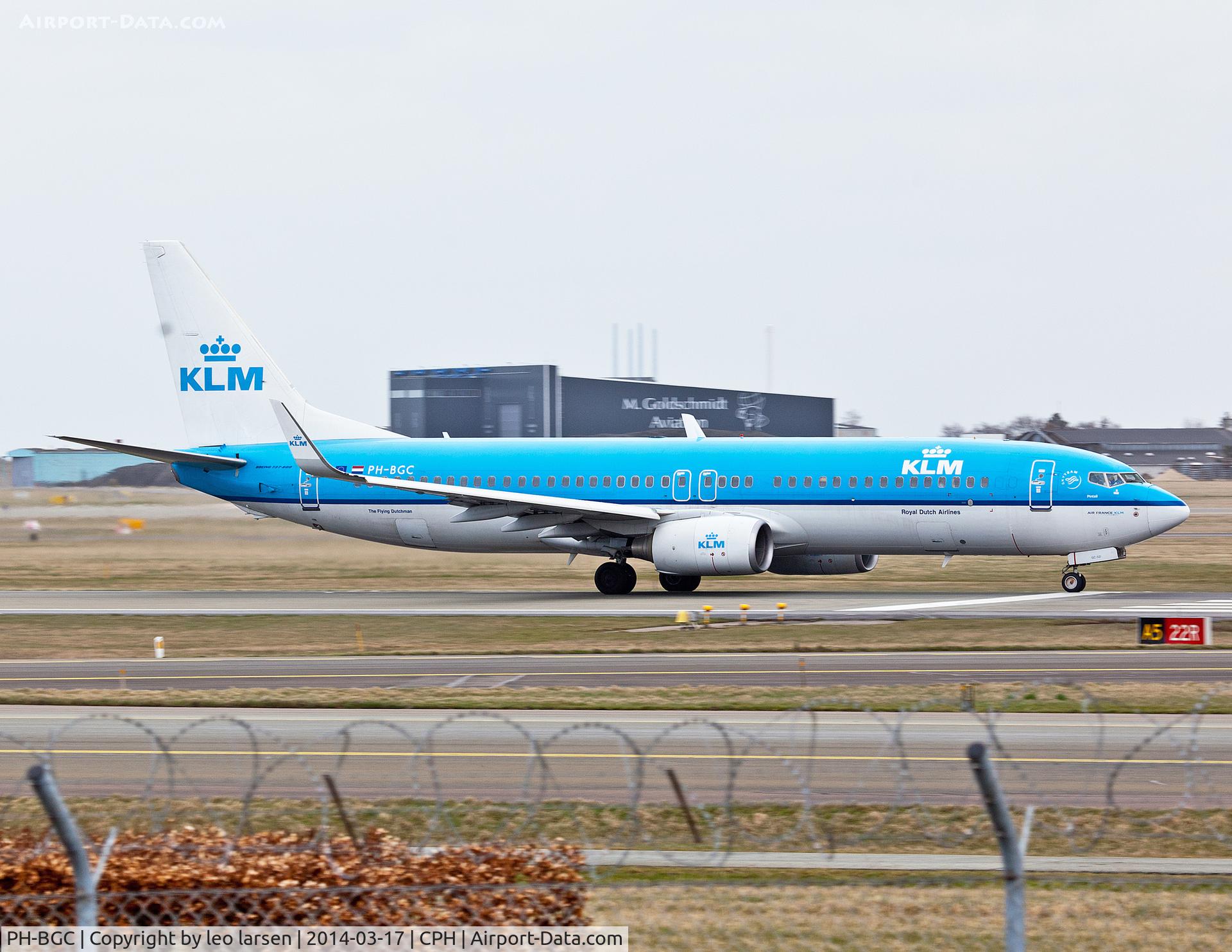 PH-BGC, 2008 Boeing 737-8K2 C/N 30361, Copenhagen 17.3.2014