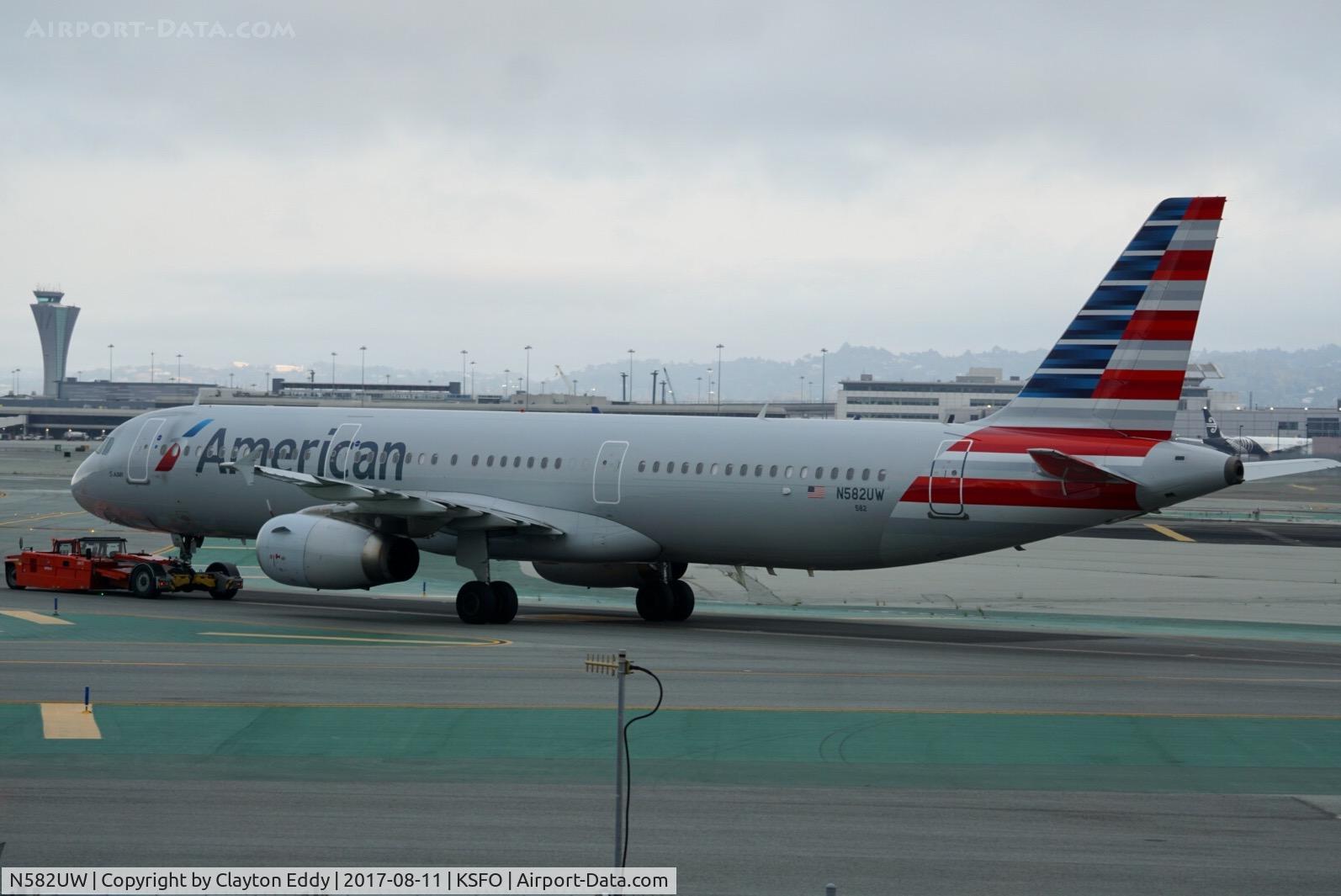 N582UW, 2014 Airbus A321-231 C/N 6175, SFO 2017.