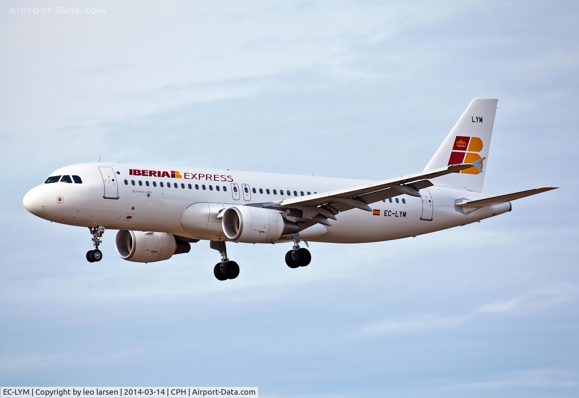 EC-LYM, 2013 Airbus A320-216 C/N 5815, Copenhagen 14.3.2014