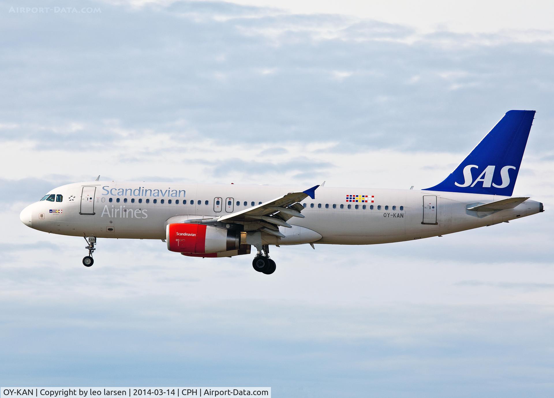 OY-KAN, 2006 Airbus A320-232 C/N 2958, Copenhagen 14.3.2014