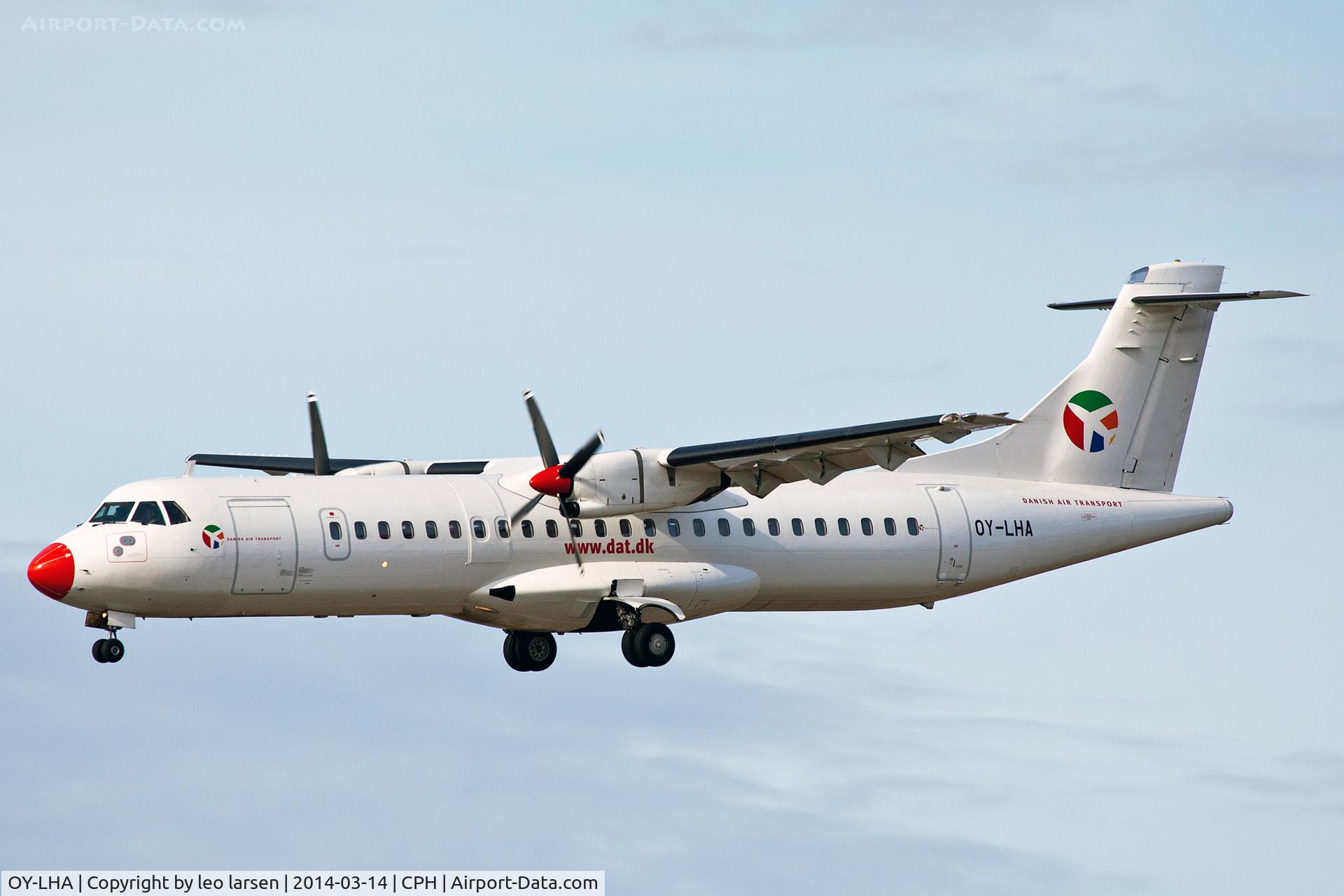 OY-LHA, 1997 ATR 72-202 C/N 508, Copenhagen 14.3.2014