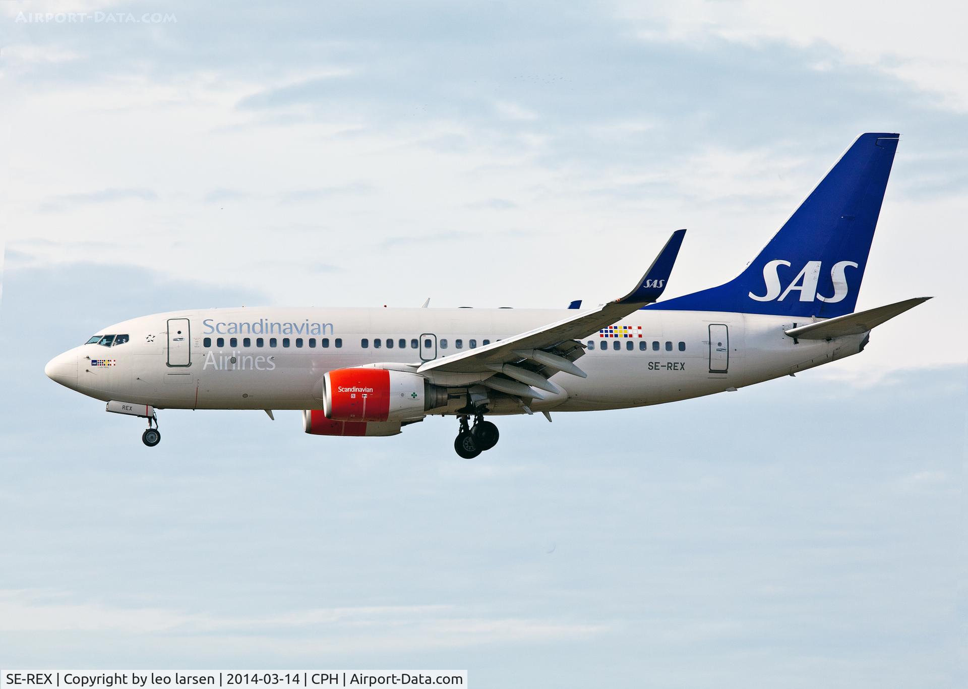SE-REX, 2002 Boeing 737-76N C/N 33418, Copenhagen 14.3.2014