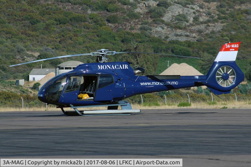 3A-MAG, 2005 Eurocopter EC-155B-1 C/N 6708, Parked