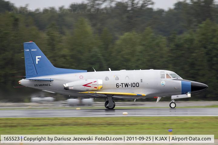165523, 1964 Rockwell T-39N (NA-265-40) Sabreliner C/N 282-020, T-39N Sabreliner 165523 F CoNA from VT-86 Sabre Hawks TAW-6 NAS Pensacola, FL