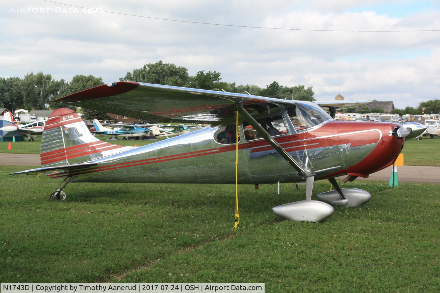 N1743D, 1952 Cessna 170B C/N 20343, 1952 Cessna 170B, c/n: 20343