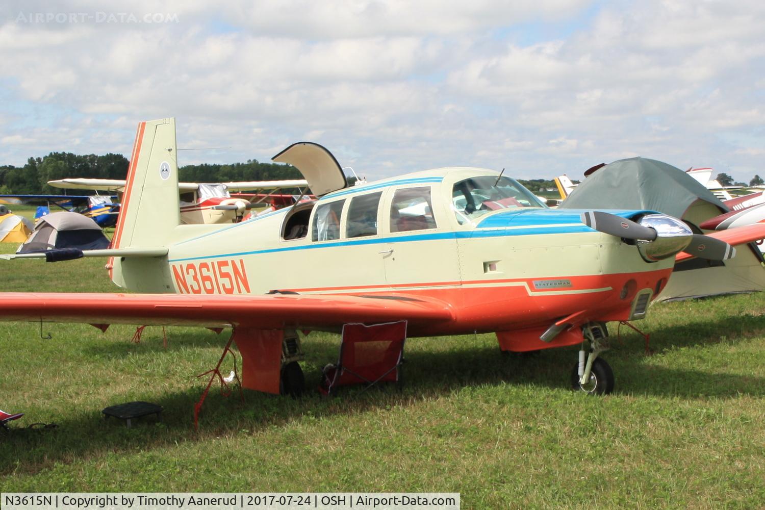 N3615N, 1967 Mooney M-20G Statesman C/N 680012, 1967 Mooney M-20G, c/n: 680012
