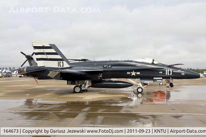 164673, 1992 McDonnell Douglas F/A-18C Hornet C/N 1103/C290, F/A-18C Hornet 164673 AF-10 CoNA from VFC-12 