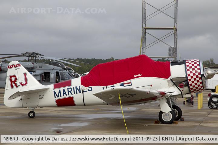 N98RJ, 1944 North American SNJ-5C Texan Texan C/N 88-17960, North American SNJ-5C Texan  C/N 90752, N98RJ