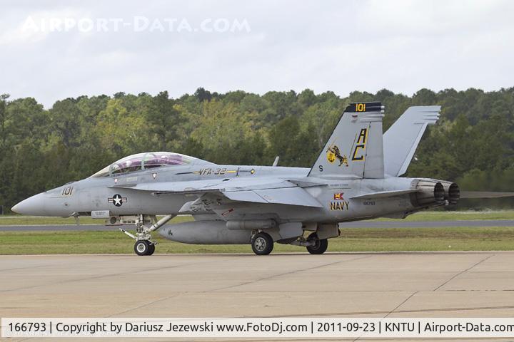 166793, Boeing F/A-18F Super Hornet C/N F166, F/A-18F Super Hornet 166793 AC-101 from VF-32 
