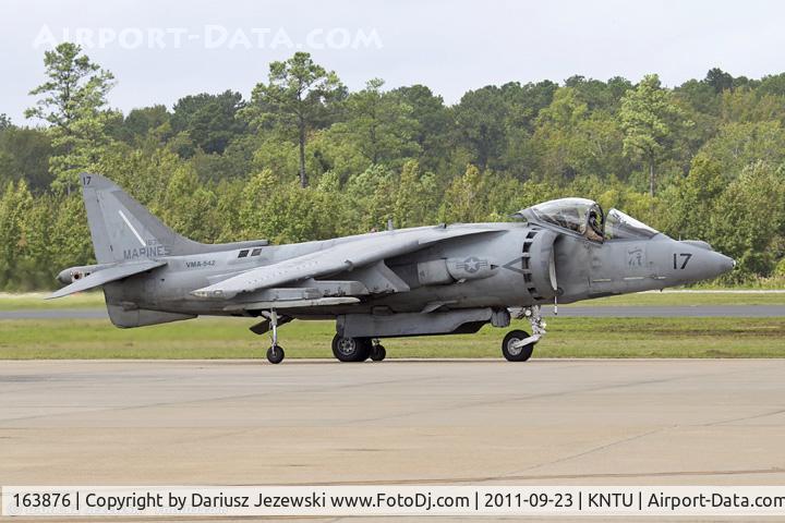 163876, McDonnell Douglas AV-8B Harrier II C/N 184, AV-8B Harrier 163876 WH-17 from VMA-542 