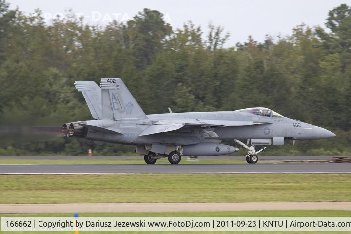 166662, Boeing F/A-18F Super Hornet C/N F140, F/A-18E Super Hornet 166662 AC-402 from VFA-105 