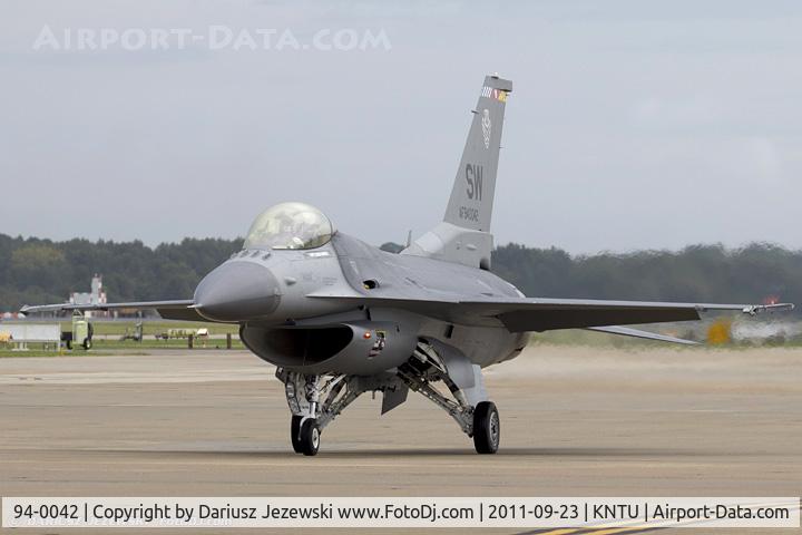 94-0042, Lockheed F-16CM Fighting Falcon C/N CC-194, F-16CJ Fighting Falcon 94-0042 SW from 77th FS 