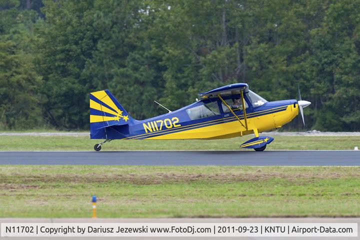 N11702, 1972 Bellanca 7KCAB Citabria C/N 317-72, Bellanca 7KCAB  C/N 317-72, N11702