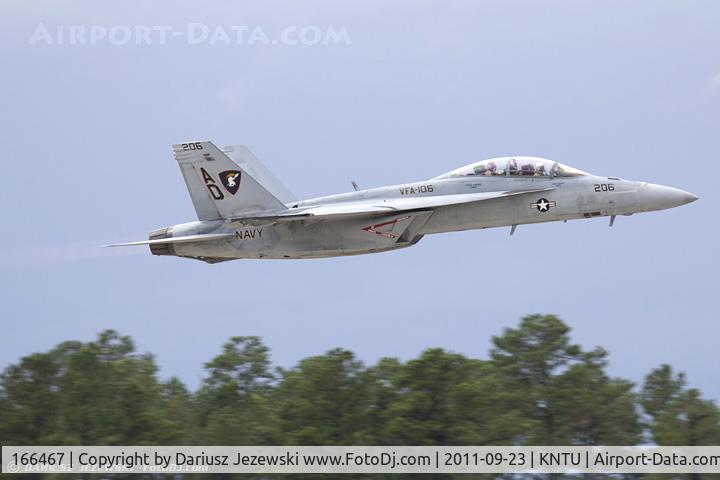 166467, Boeing F/A-18F Super Hornet C/N F102, F/A-18F Super Hornet 166467 AD-206 from VFA-106 