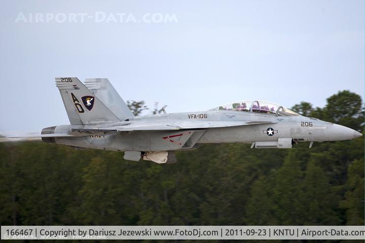 166467, Boeing F/A-18F Super Hornet C/N F102, F/A-18F Super Hornet 166467 AD-206 from VFA-106 