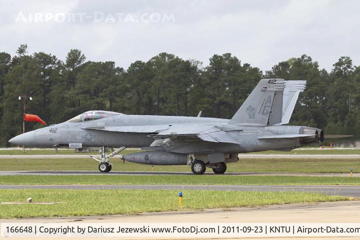 166648, Boeing F/A-18E Super Hornet C/N E111, F/A-18E Super Hornet 166648 AC-412 from VFA-105 