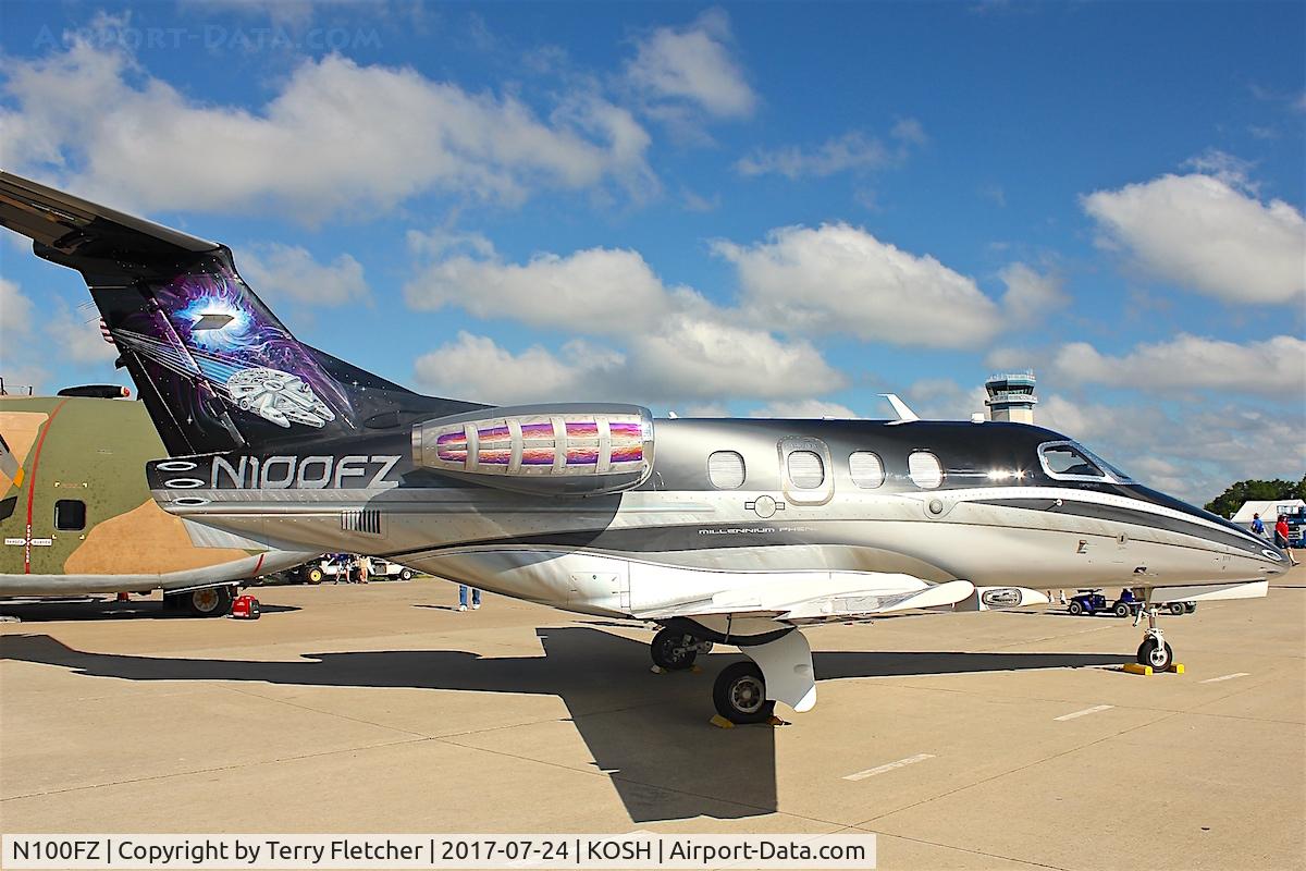 N100FZ, 2010 Embraer EMB-500 Phenom 100 C/N 50000137, At 2017 EAA Airventure at Oshkosh