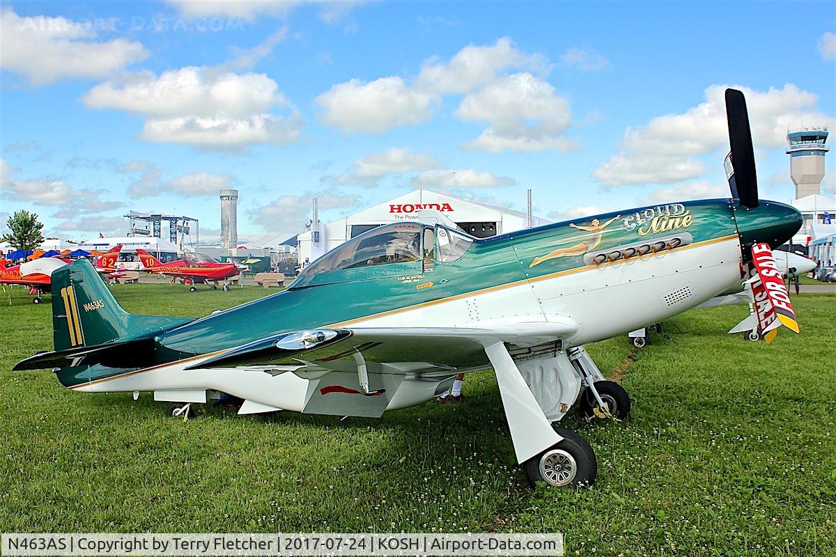 N463AS, 2003 Papa 51 Thunder Mustang C/N JHTM003, At 2017 EAA Airventure at Oshkosh