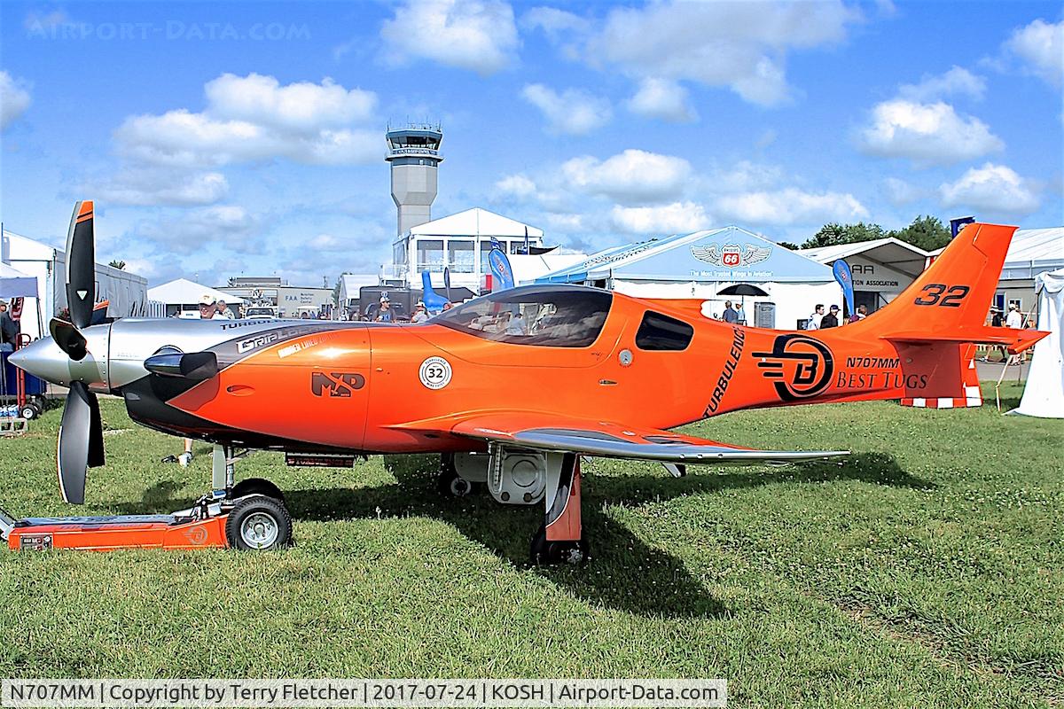 N707MM, 2005 Lancair Legacy C/N L2K-211, At 2017 EAA Airventure at Oshkosh