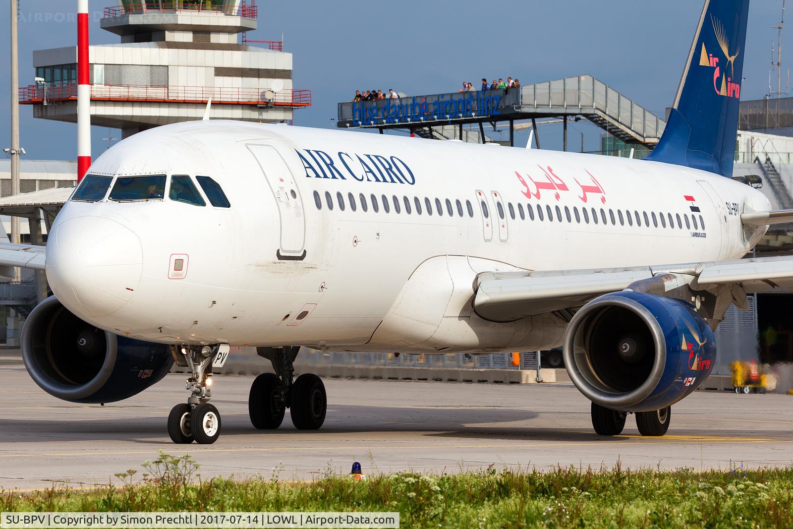 SU-BPV, 2006 Airbus A320-214 C/N 2966, SU-BPV @ Linz Airport