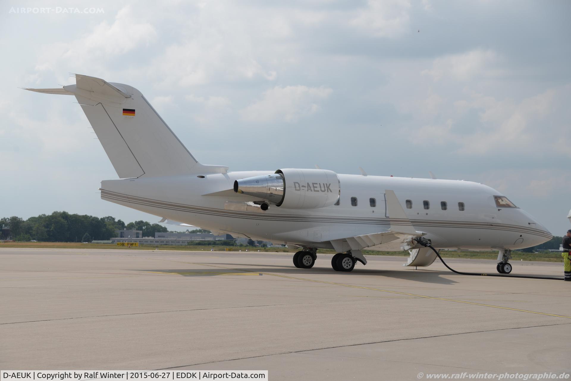 D-AEUK, 2004 Bombardier Challenger 604 (CL-600-2B16) C/N 5580, Bombardier CL-600-2B16 - Challenger 604 - CLS Challenge Air - 5632 - D-AEUK - 27.06.2015 - CGN
