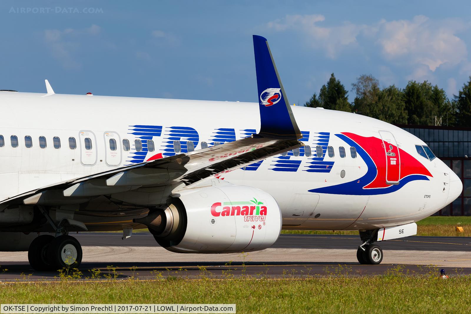 OK-TSE, 2014 Boeing 737-81D C/N 39437, OK-TSE @ Linz Airport
