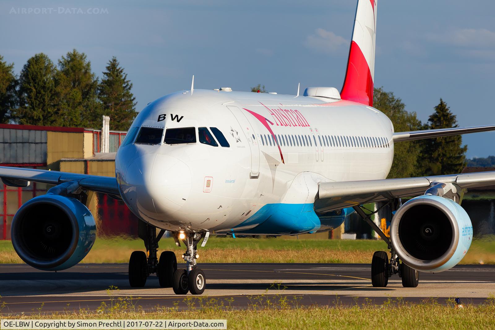 OE-LBW, 2001 Airbus A320-214 C/N 1678, OE-LBW @ Linz Airport