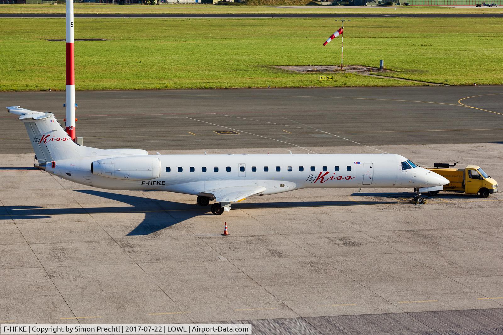 F-HFKE, 2000 Embraer ERJ-145LR (EMB-145LR) C/N 145299, F-HFKE @ Linz Airport