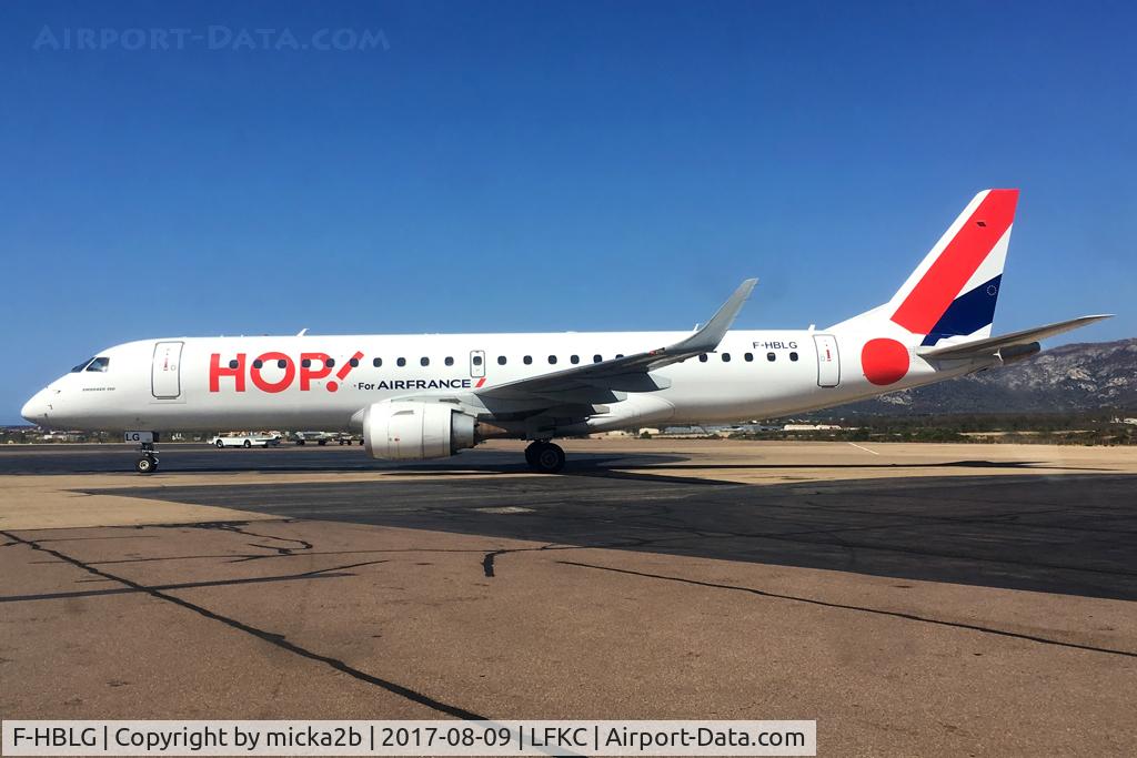 F-HBLG, 2009 Embraer 190LR (ERJ-190-100LR) C/N 19000254, Parked