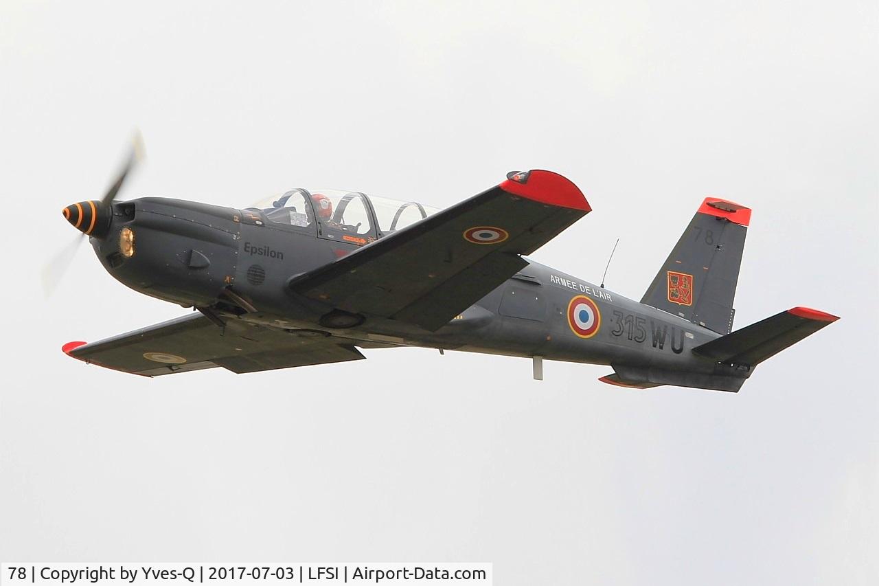 78, Socata TB-30 Epsilon C/N 78, Socata TB-30 Epsilon, Take off rwy 29, St Dizier-Robinson Air Base 113 (LFSI) Open day 2017