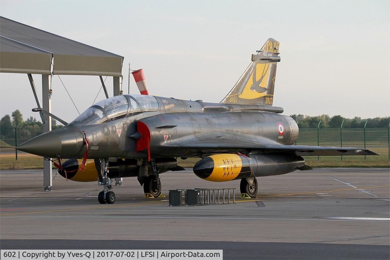 602, Dassault Mirage 2000D C/N 393, Dassault Mirage 2000D, Flight line, St Dizier-Robinson Air Base 113 (LFSI) Open day 2017