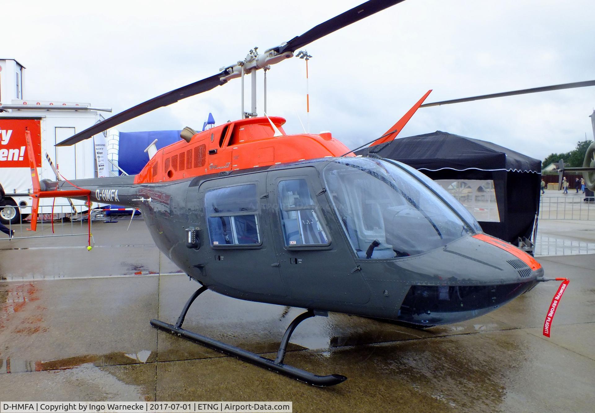 D-HMFA, 1980 Bell 206B JetRanger III C/N 3179, Bell 206B JetRanger III at the NAEWF 35 years jubilee display Geilenkirchen 2017