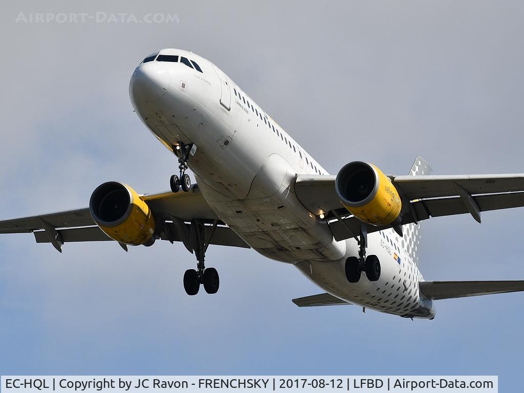EC-HQL, 2001 Airbus A320-214 C/N 1461, Vueling VY2915	from Barcelona landing runway 23