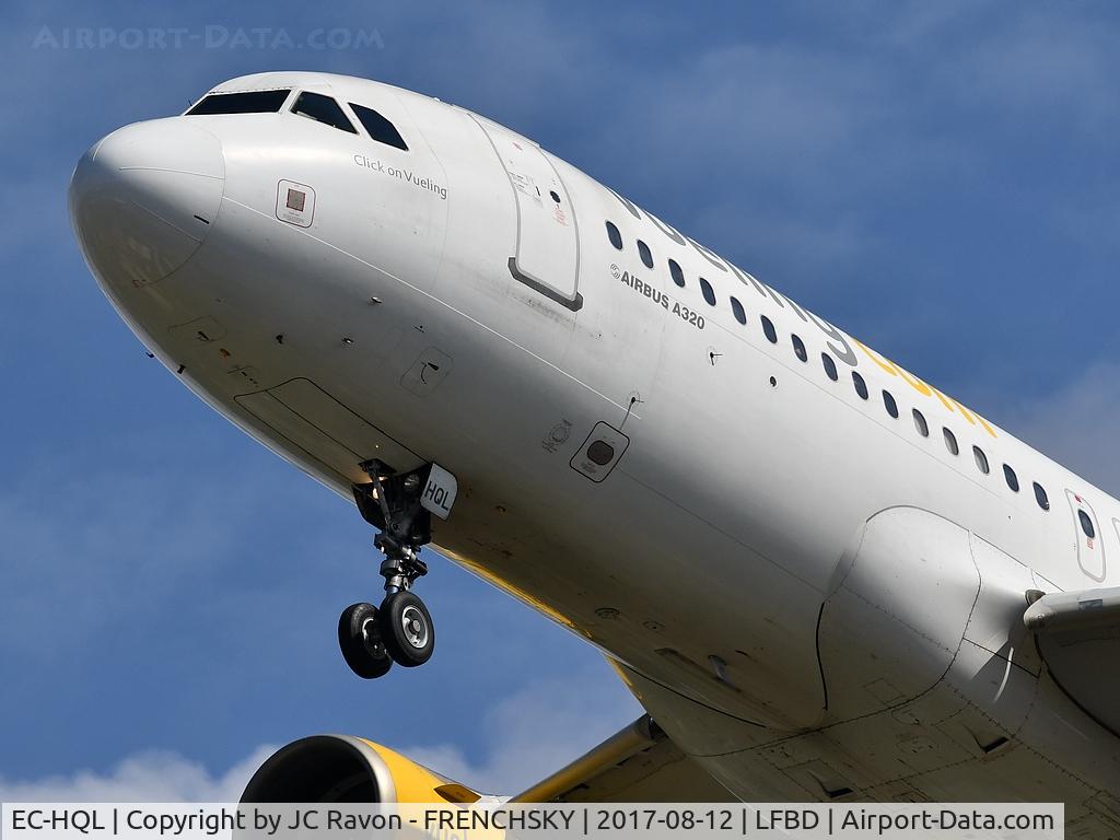 EC-HQL, 2001 Airbus A320-214 C/N 1461, Vueling VY2915	from Barcelona landing runway 23