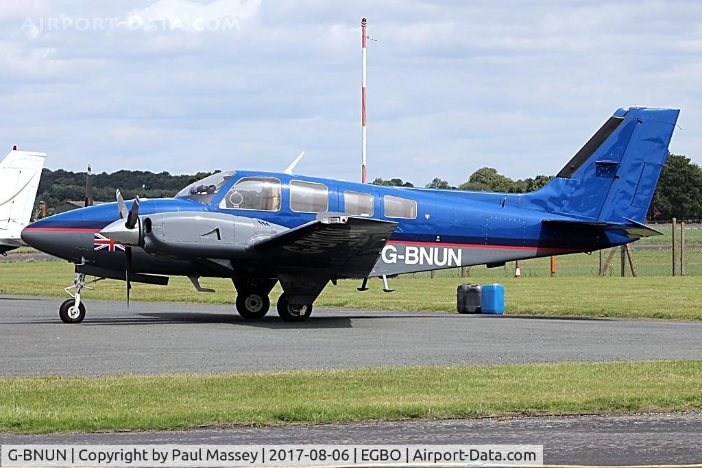 G-BNUN, 1980 Beech 58PA Baron C/N TJ-256, Visiting aircraft.Ex:-N6732Y.
