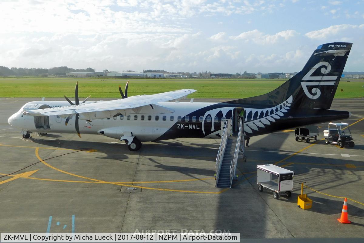 ZK-MVL, 2016 ATR 72-600 (72-212A) C/N 1328, At Palmerston North
