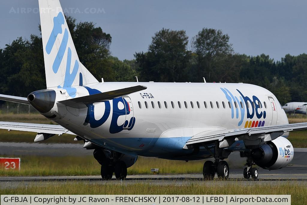 G-FBJA, 2011 Embraer 175STD (ERJ-170-200) C/N 17000326, Flybe BE1844 departure to Birmingham (BHX)