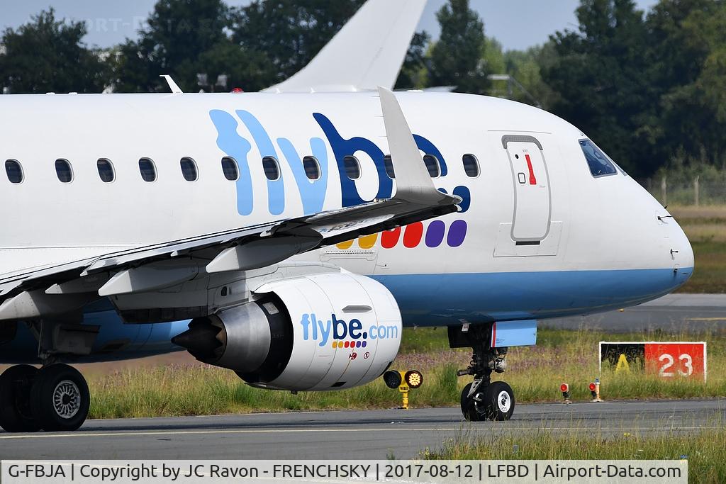 G-FBJA, 2011 Embraer 175STD (ERJ-170-200) C/N 17000326, Flybe BE1844 departure to Birmingham (BHX)