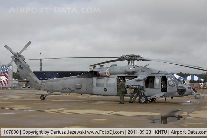 167890, Sikorsky MH-60S Knighthawk C/N 70-3705, MH-60S Knighthawk 167890 HW-34 from HSC-26 