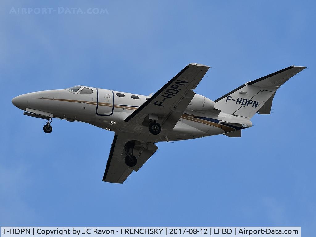 F-HDPN, 2009 Cessna 510 Citation Mustang Citation Mustang C/N 510-0163, Fly Invest S.A. landing runway 23