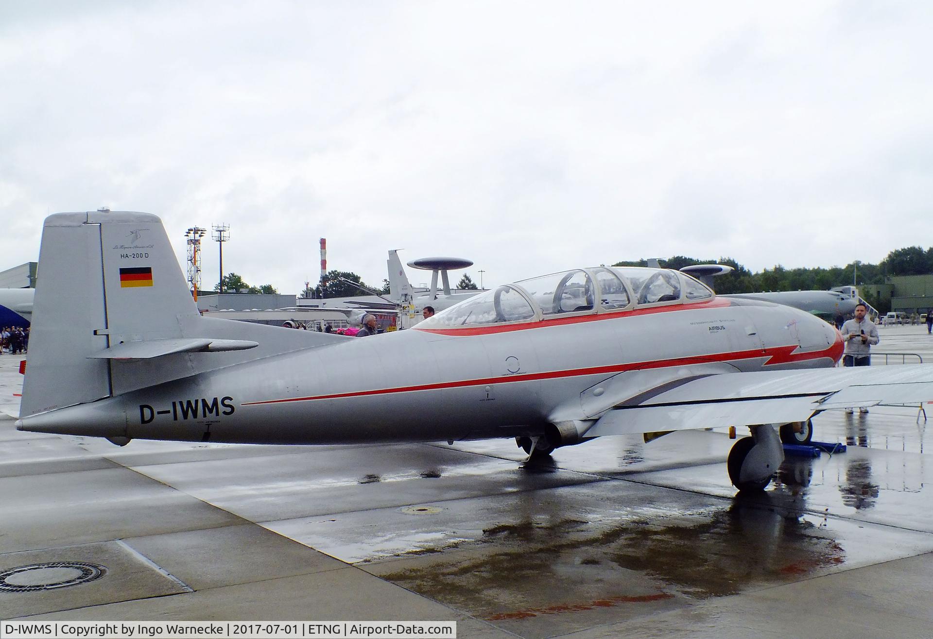 D-IWMS, Hispano HA-200D Saeta C/N 20/73, Hispano HA-200D Saeta at the NAEWF 35 years jubilee display Geilenkirchen 2017