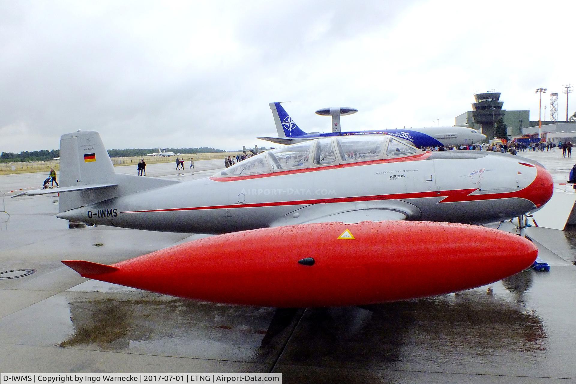 D-IWMS, Hispano HA-200D Saeta C/N 20/73, Hispano HA-200D Saeta at the NAEWF 35 years jubilee display Geilenkirchen 2017