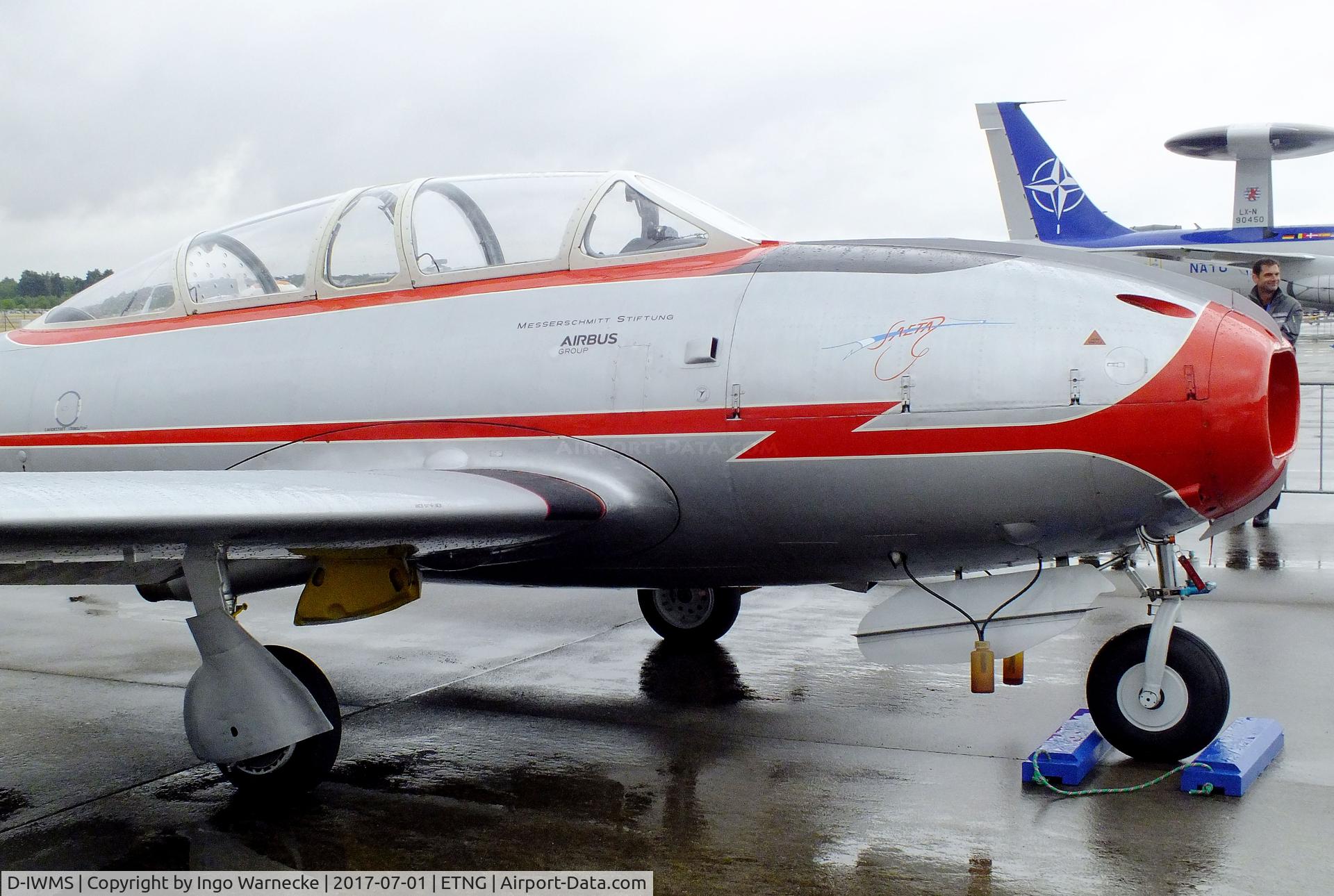 D-IWMS, Hispano HA-200D Saeta C/N 20/73, Hispano HA-200D Saeta at the NAEWF 35 years jubilee display Geilenkirchen 2017