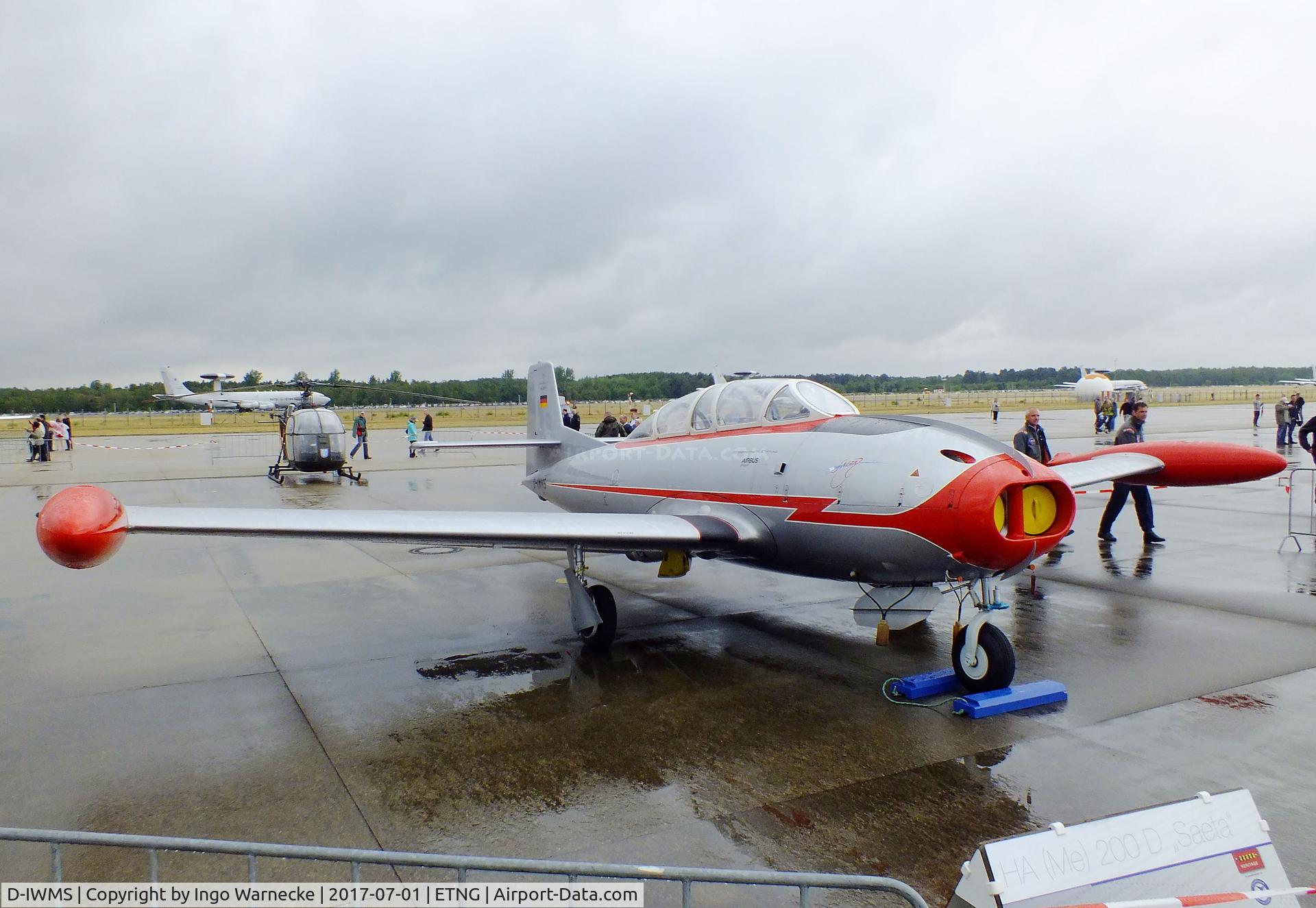 D-IWMS, Hispano HA-200D Saeta C/N 20/73, Hispano HA-200D Saeta at the NAEWF 35 years jubilee display Geilenkirchen 2017