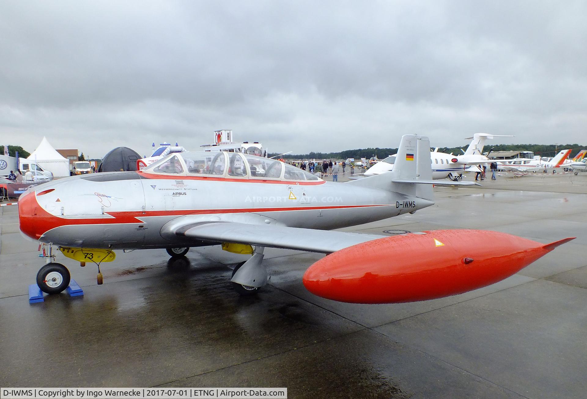 D-IWMS, Hispano HA-200D Saeta C/N 20/73, Hispano HA-200D Saeta at the NAEWF 35 years jubilee display Geilenkirchen 2017