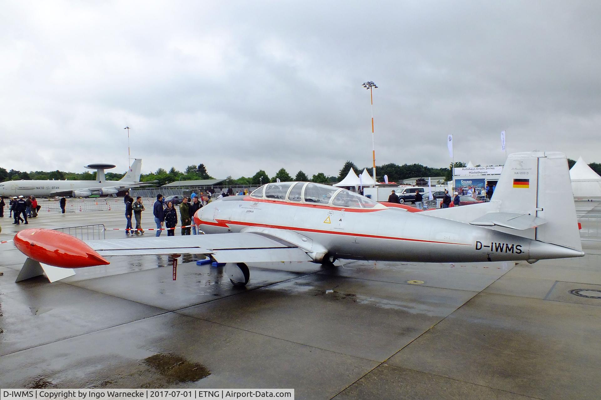D-IWMS, Hispano HA-200D Saeta C/N 20/73, Hispano HA-200D Saeta at the NAEWF 35 years jubilee display Geilenkirchen 2017