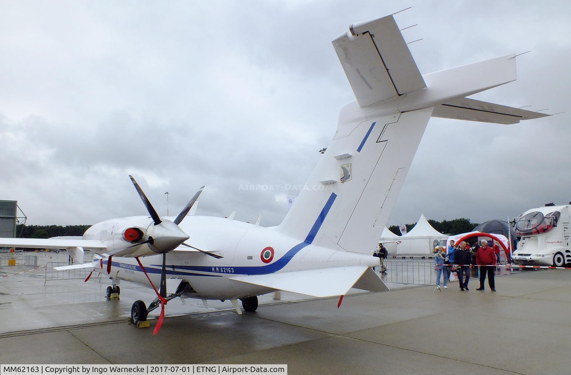 MM62163, Piaggio P-180AM Avanti C/N 1029, Piaggio P.180AM Avanti of the Aeronautica Militare Italiana AMI (Italian Air Force) at the NAEWF 35 years jubilee display Geilenkirchen 2017