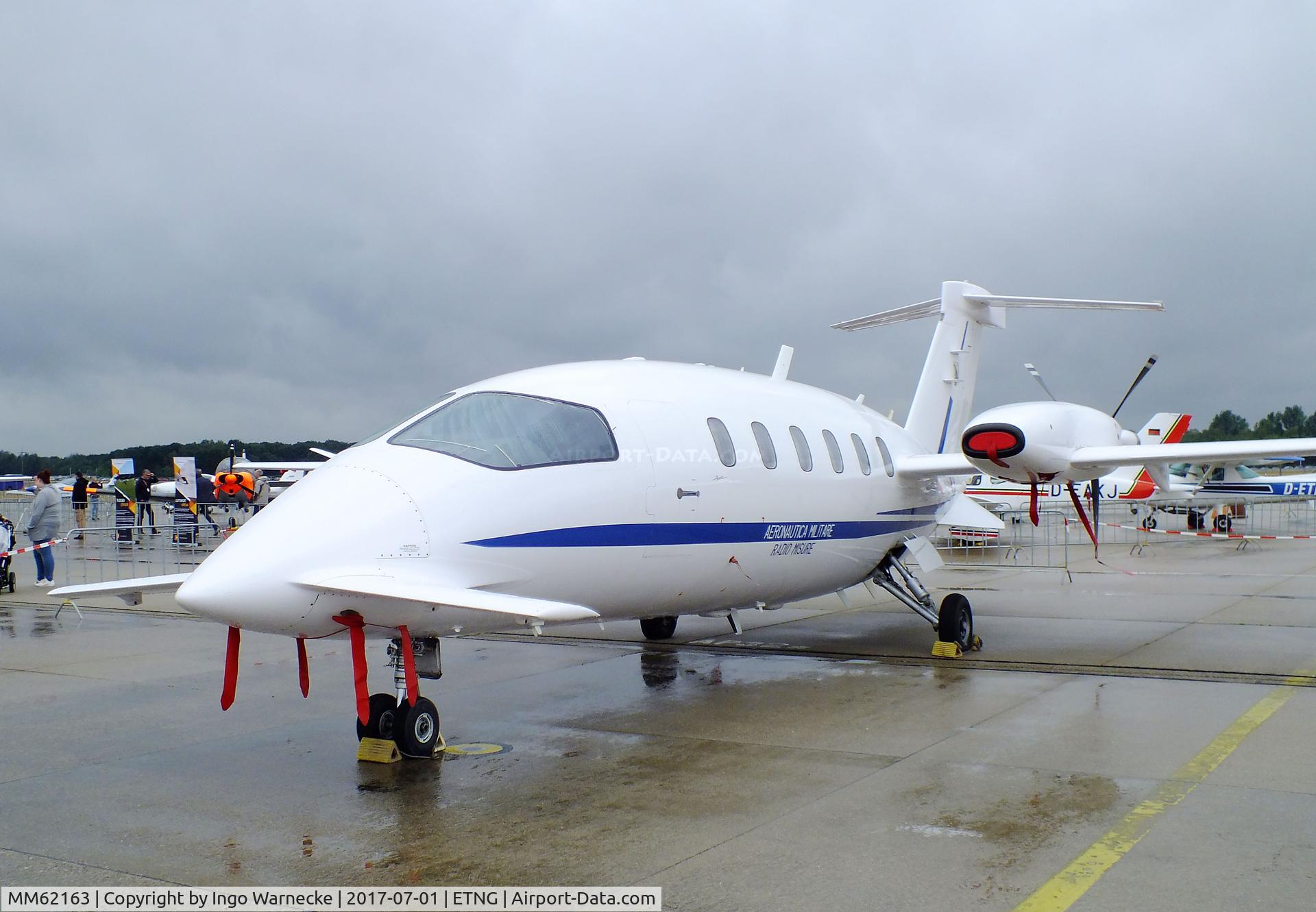 MM62163, Piaggio P-180AM Avanti C/N 1029, Piaggio P.180AM Avanti of the Aeronautica Militare Italiana AMI (Italian Air Force) at the NAEWF 35 years jubilee display Geilenkirchen 2017