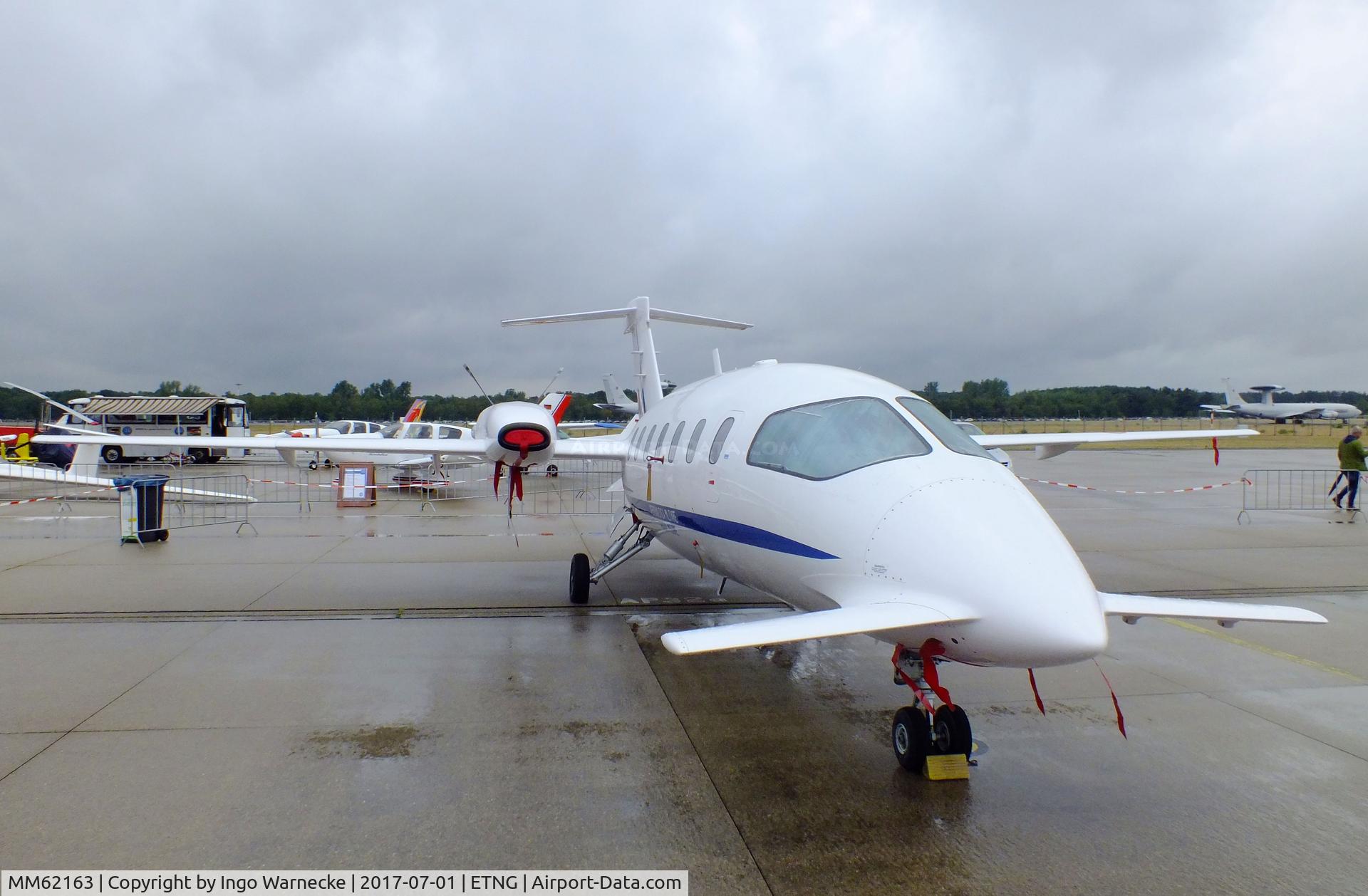 MM62163, Piaggio P-180AM Avanti C/N 1029, Piaggio P.180AM Avanti of the Aeronautica Militare Italiana AMI (Italian Air Force) at the NAEWF 35 years jubilee display Geilenkirchen 2017